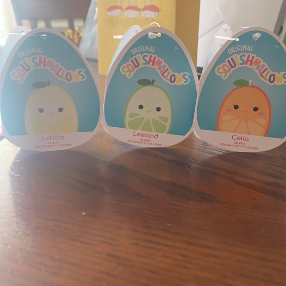 CITRUS SQUAD (lemon,lime,orange) SQUISHMALLOWS - Picture 3 of 3